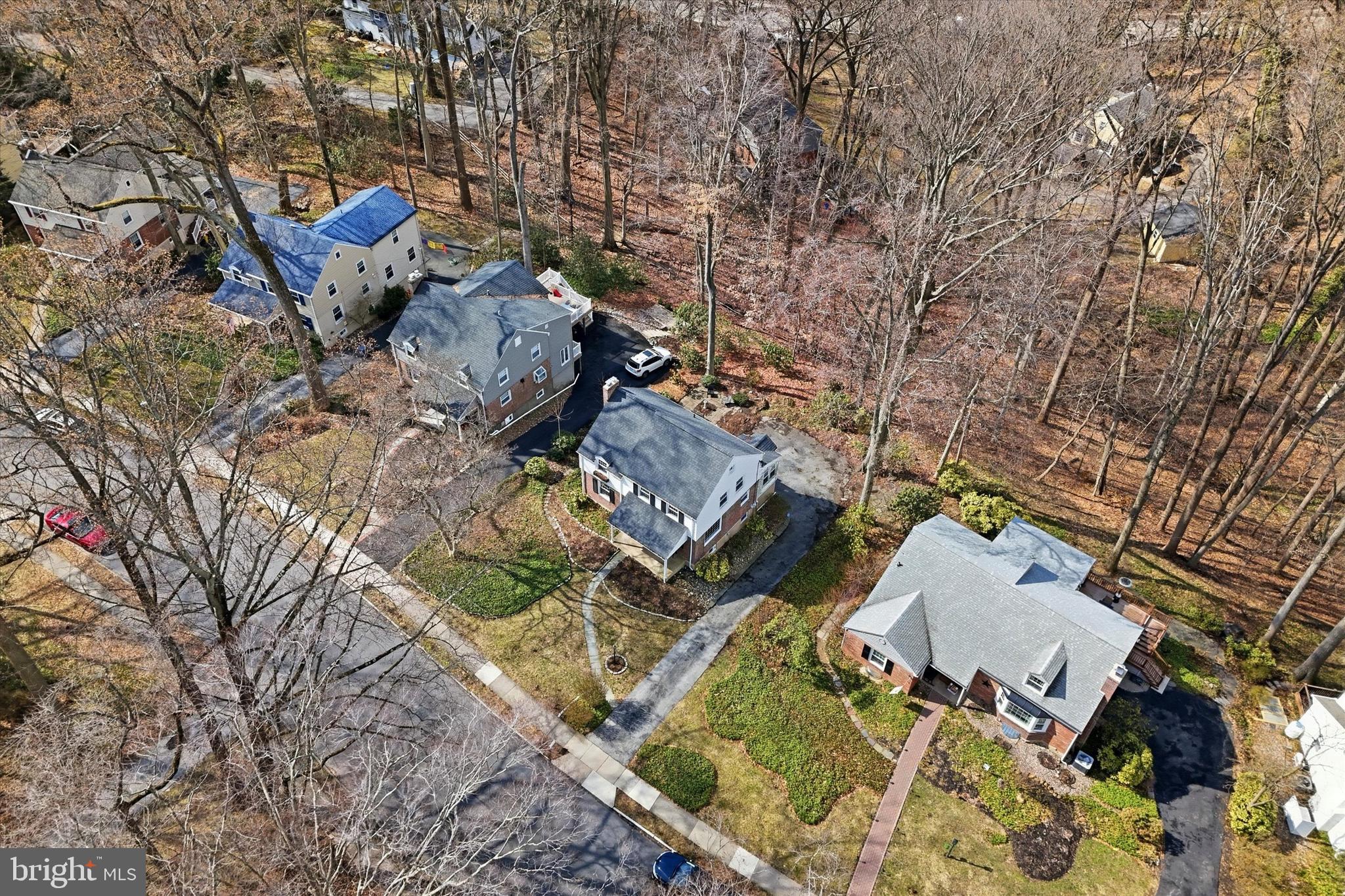 436 Kerr Lane Springfield, PA 19064 - Photo 41 of 52 an aerial view of a house with outdoor space