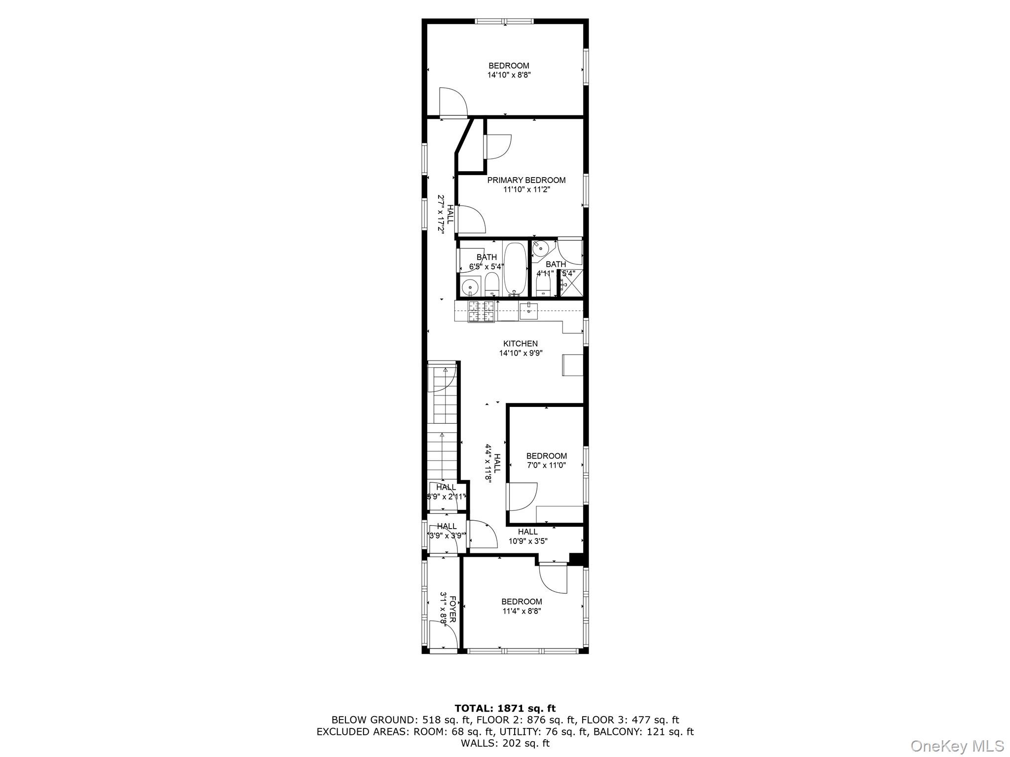 4114 Wickham Avenue Bronx, NY 10466 - Photo 26 of 27 a picture of a floor plan