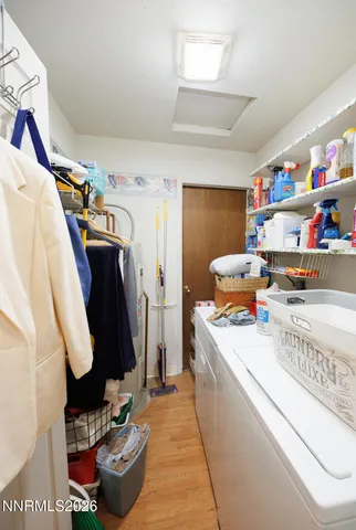 a room with storage and utility