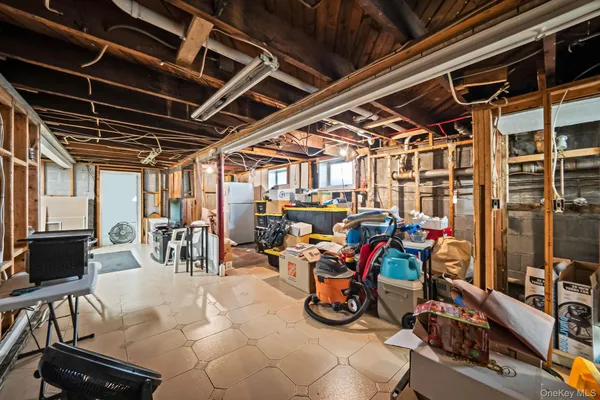 a view of a storage room with bicycles