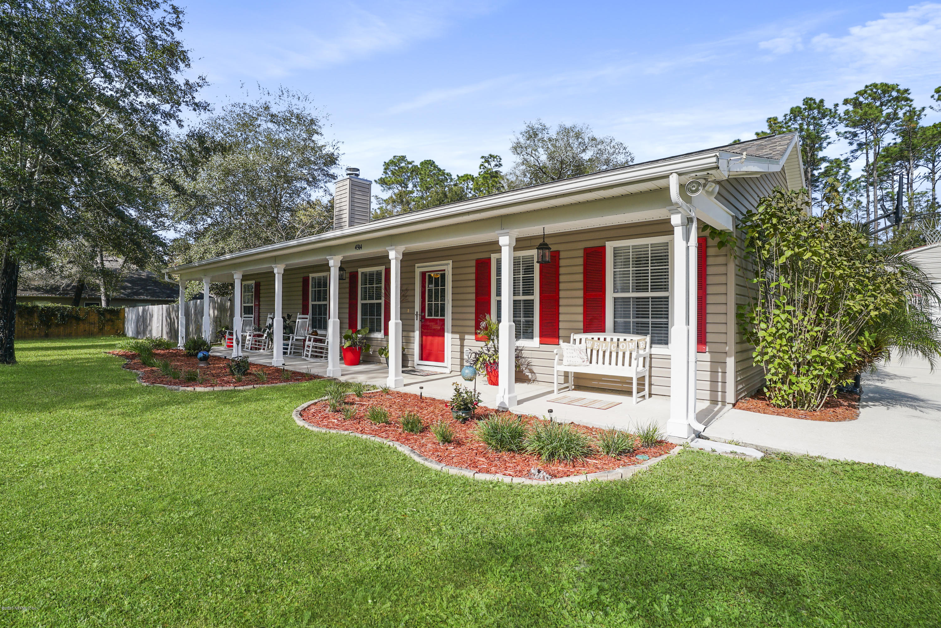 4914 Vogel Road St. Augustine, FL 32092 - Photo 1 of 47 Charming Front Porch