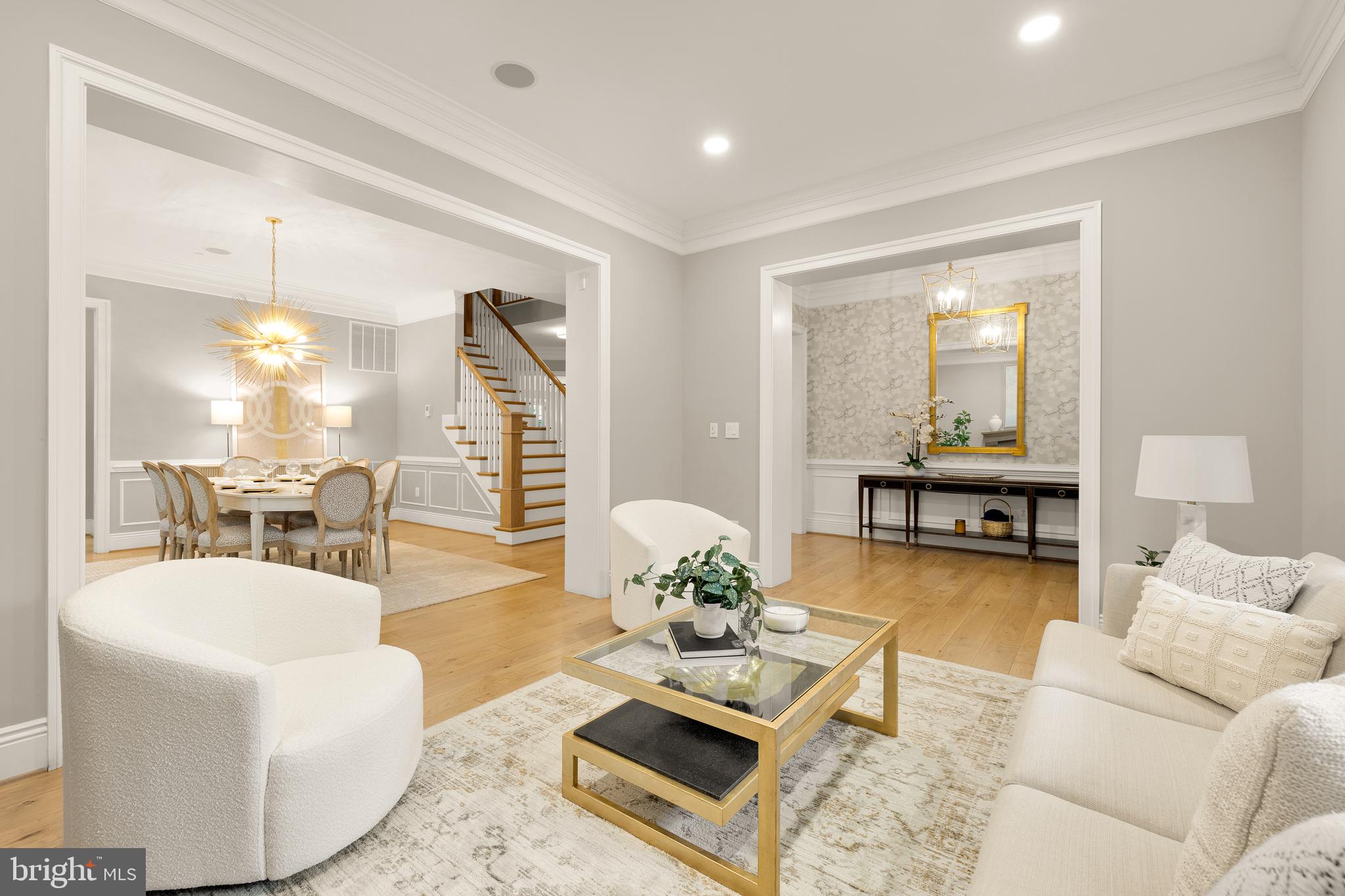 5606 Parkston Road Bethesda, MD 20816 - Photo 11 of 50 a living room with furniture and wooden floor