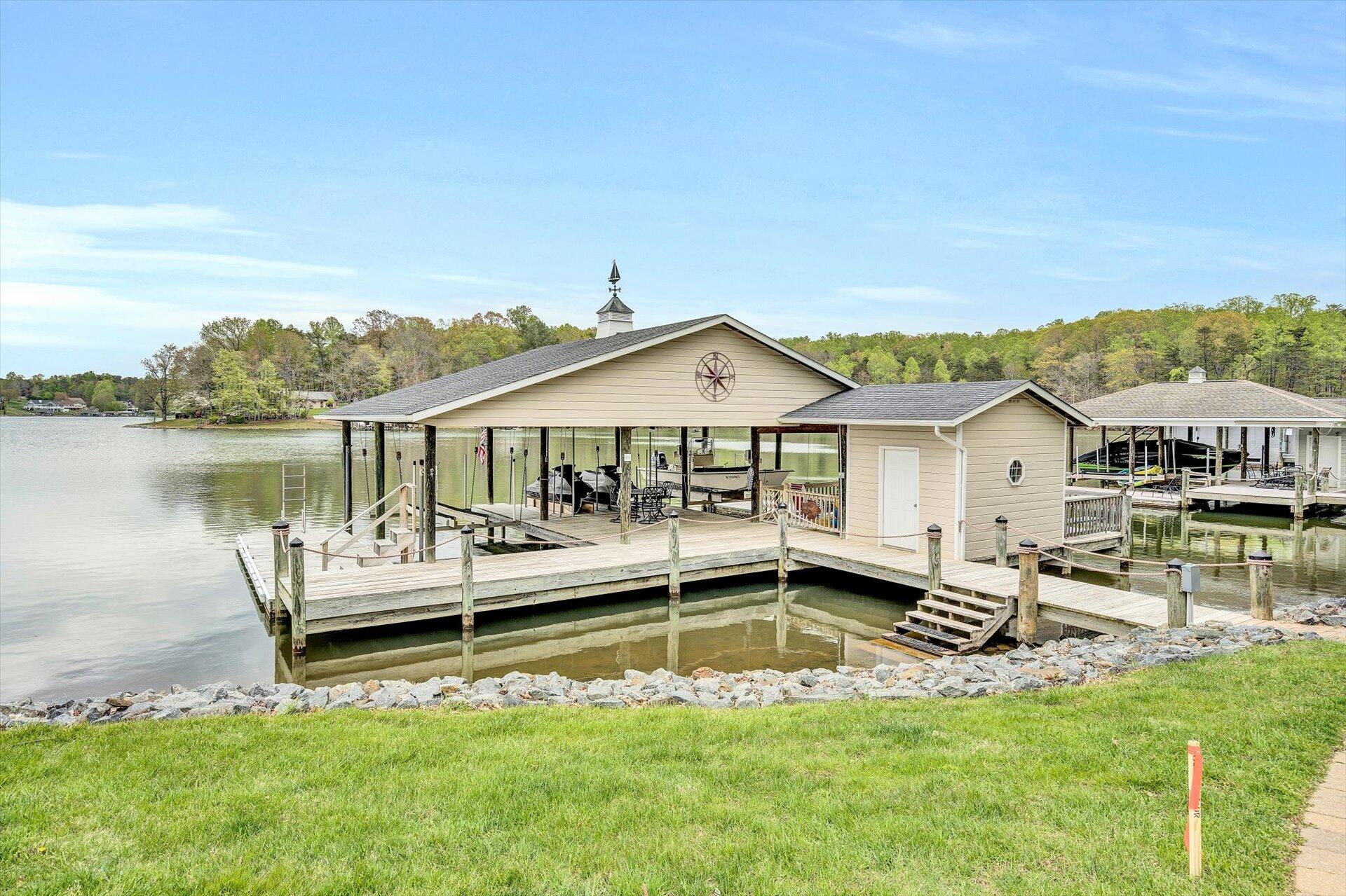 515 Cedar Ridge Road Union Hall, VA 24176 - Photo 43 of 51 a view of a house with swimming pool and sitting area
