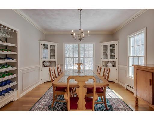 22 Battle Flagg Road Bedford, MA 01730 - Photo 14 of 30 a view of a dining room with furniture window and outside view