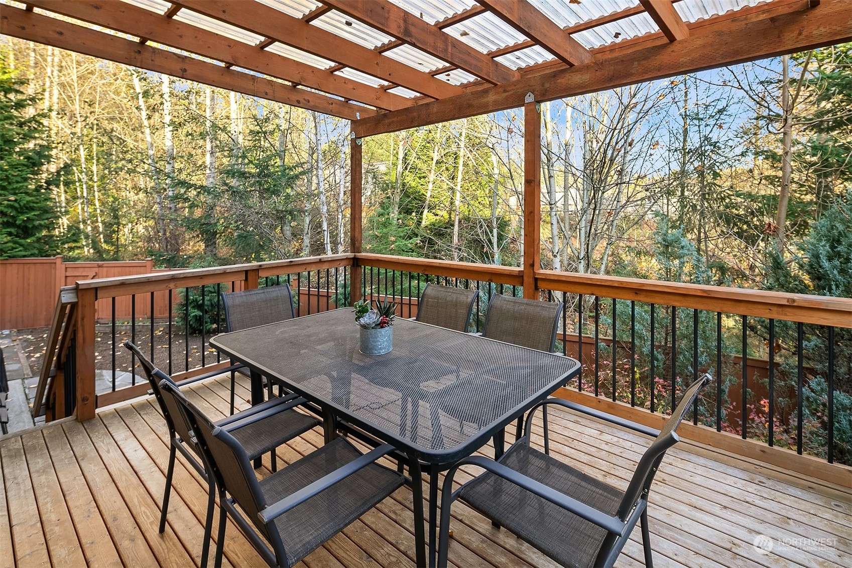 20012 79th Avenue Northeast Kenmore, WA 98028 - Photo 14 of 35 a view of a couches on wooden deck