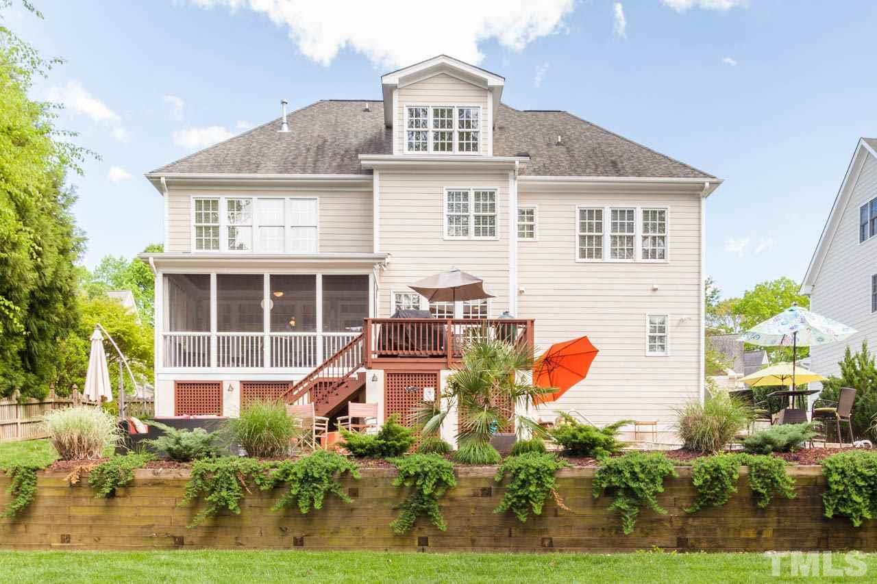 4218 Batiste Road Raleigh, NC 27613 - Photo 4 of 25 GREAT VIEW OF THE REAR OF THIS BEAUTIFUL HOME.