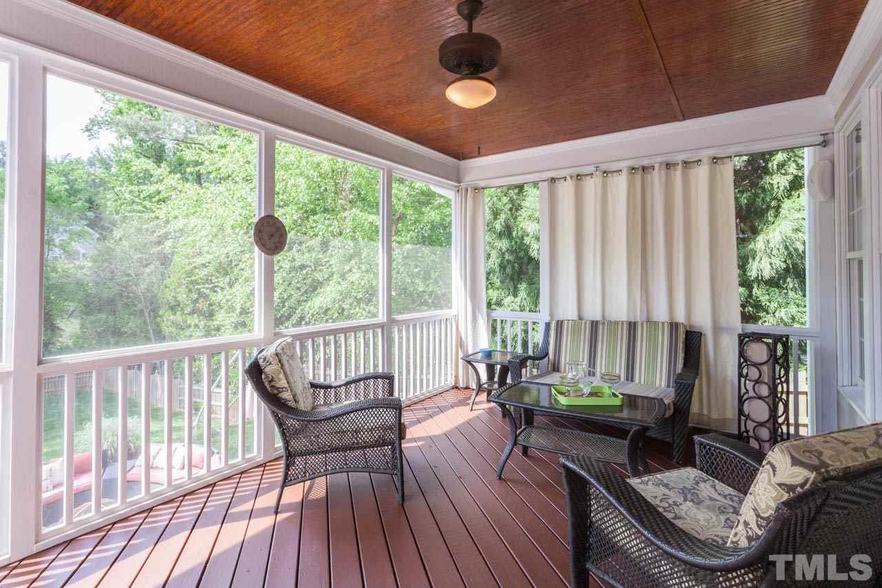4218 Batiste Road Raleigh, NC 27613 - Photo 9 of 25 ENJOY THIS LOVELY SCREENED PORCH.