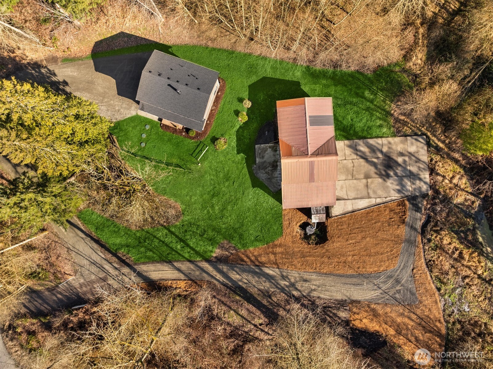 10304 296th Avenue Northeast Carnation, WA 98014 - Photo 7 of 35 an aerial view of a garden