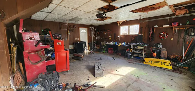 a view of storage and utility room