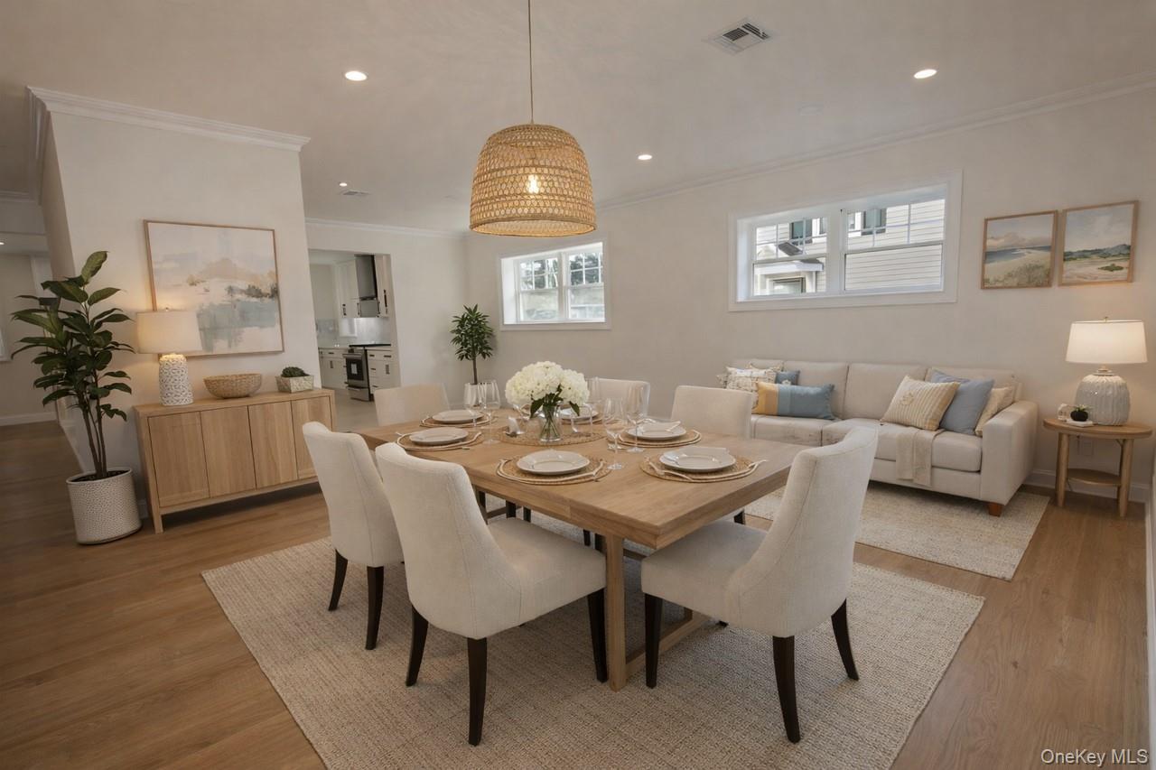 78 Ontario Road Floral Park, NY 11001 - Photo 11 of 33 Virtually staged living/ Dining Area