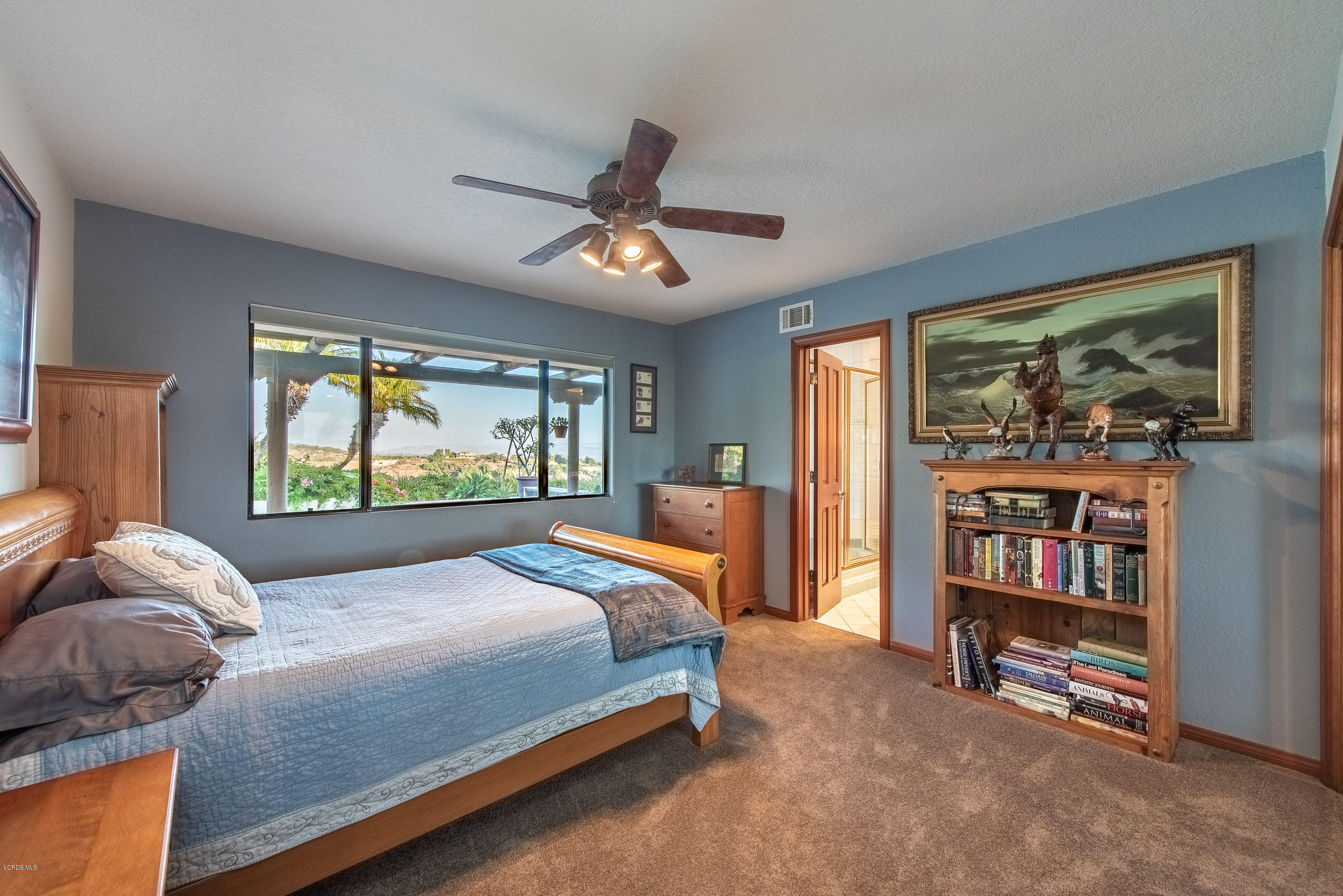 6138 West Greentree Drive Somis, CA 93066 - Photo 27 of 61 a bed room with a bed and a large window