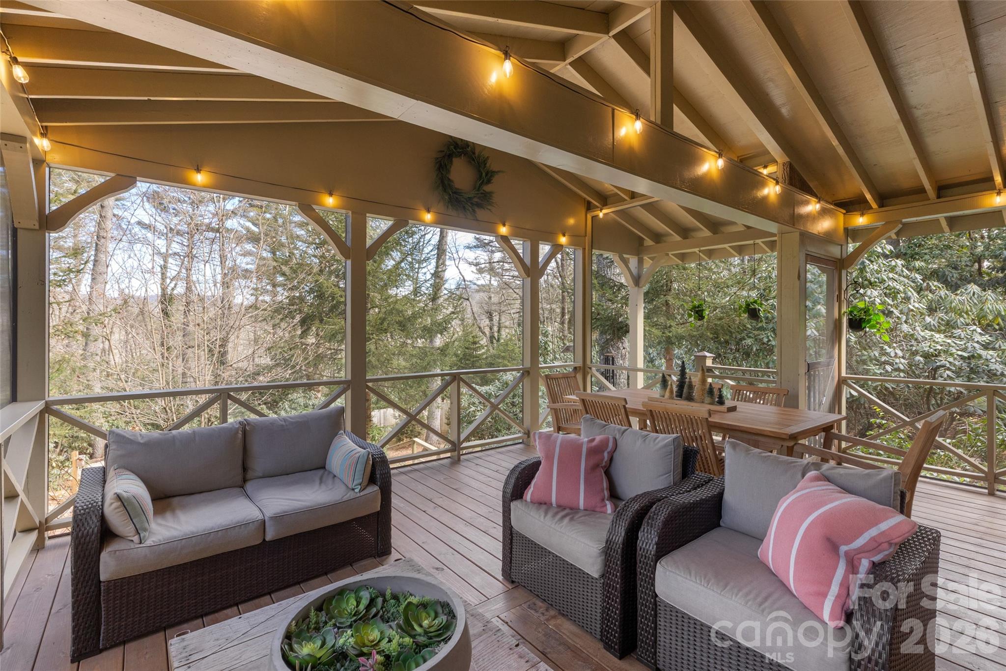 464 Franklin Road Highlands, NC 28741 - Photo 28 of 44 a outdoor living space with furniture and garden view