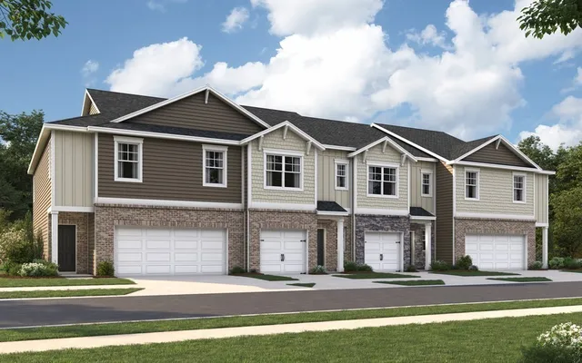a view of outdoor space with garden and seating area