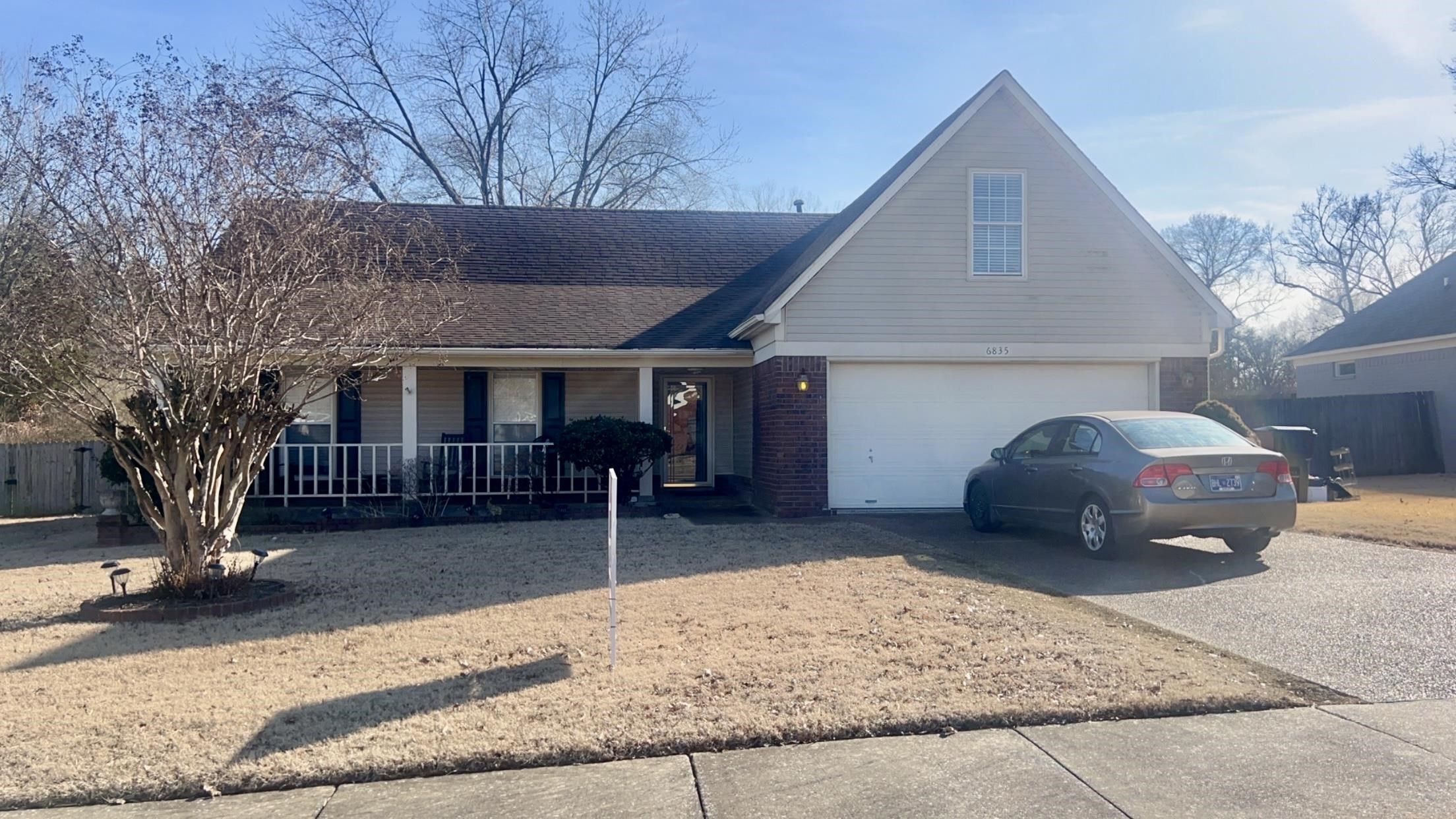 6835 Andrews Road Bartlett, TN 38135 - Photo 1 of 12 View of front of home with a porch