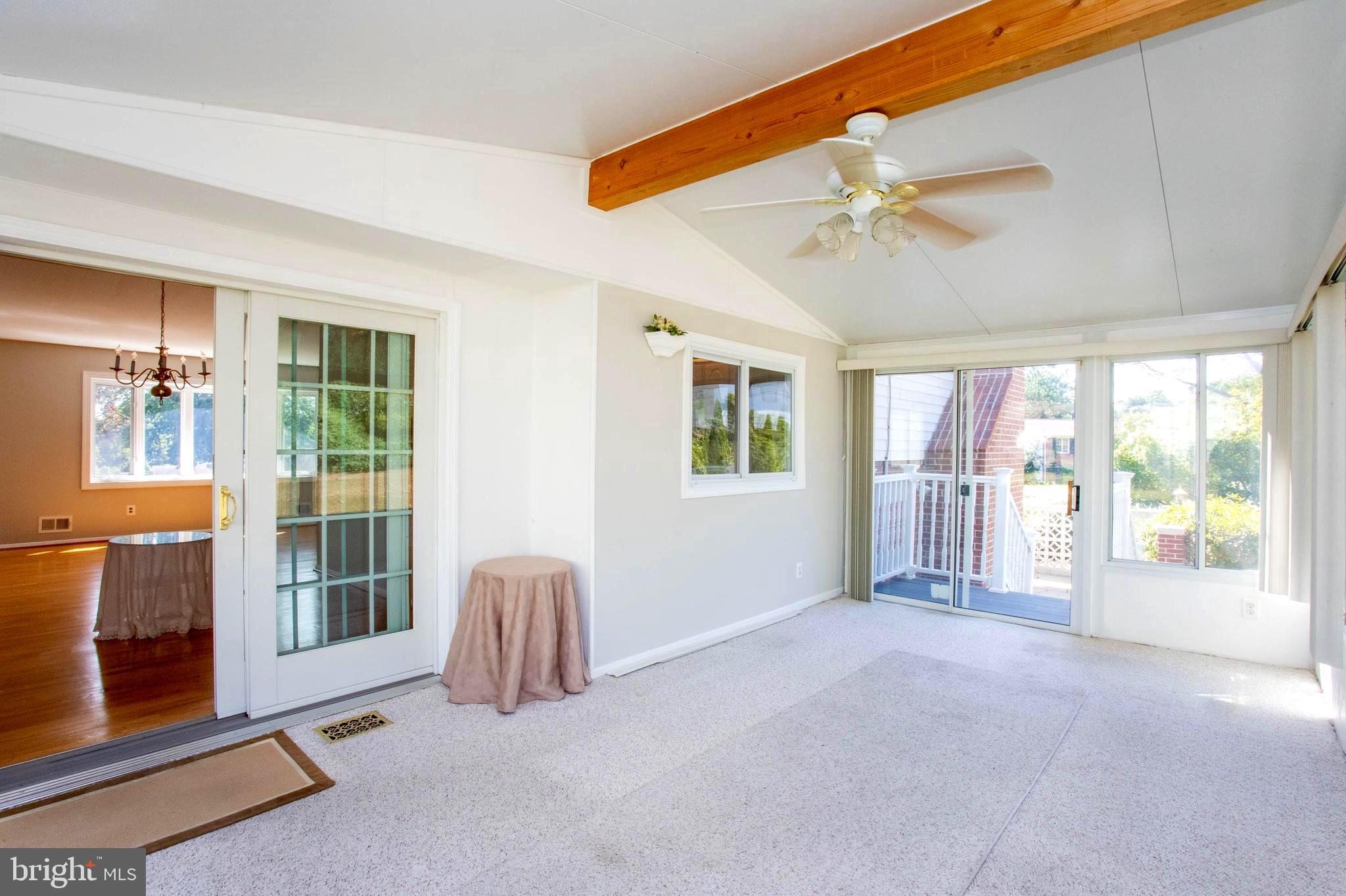 1622 Weyburn Road Baltimore, MD 21237 - Photo 30 of 45 Sunroom has Heat and Central AC