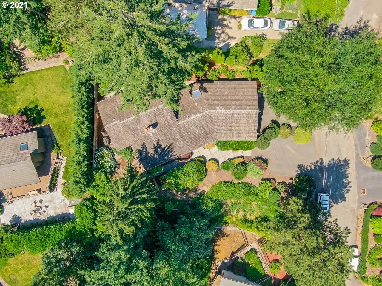 3939 Southwest Altadena Avenue Portland, OR 97239 - Photo 28 of 31 an aerial view of a house with a yard
