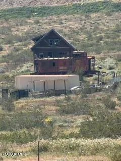 a aerial view of a house