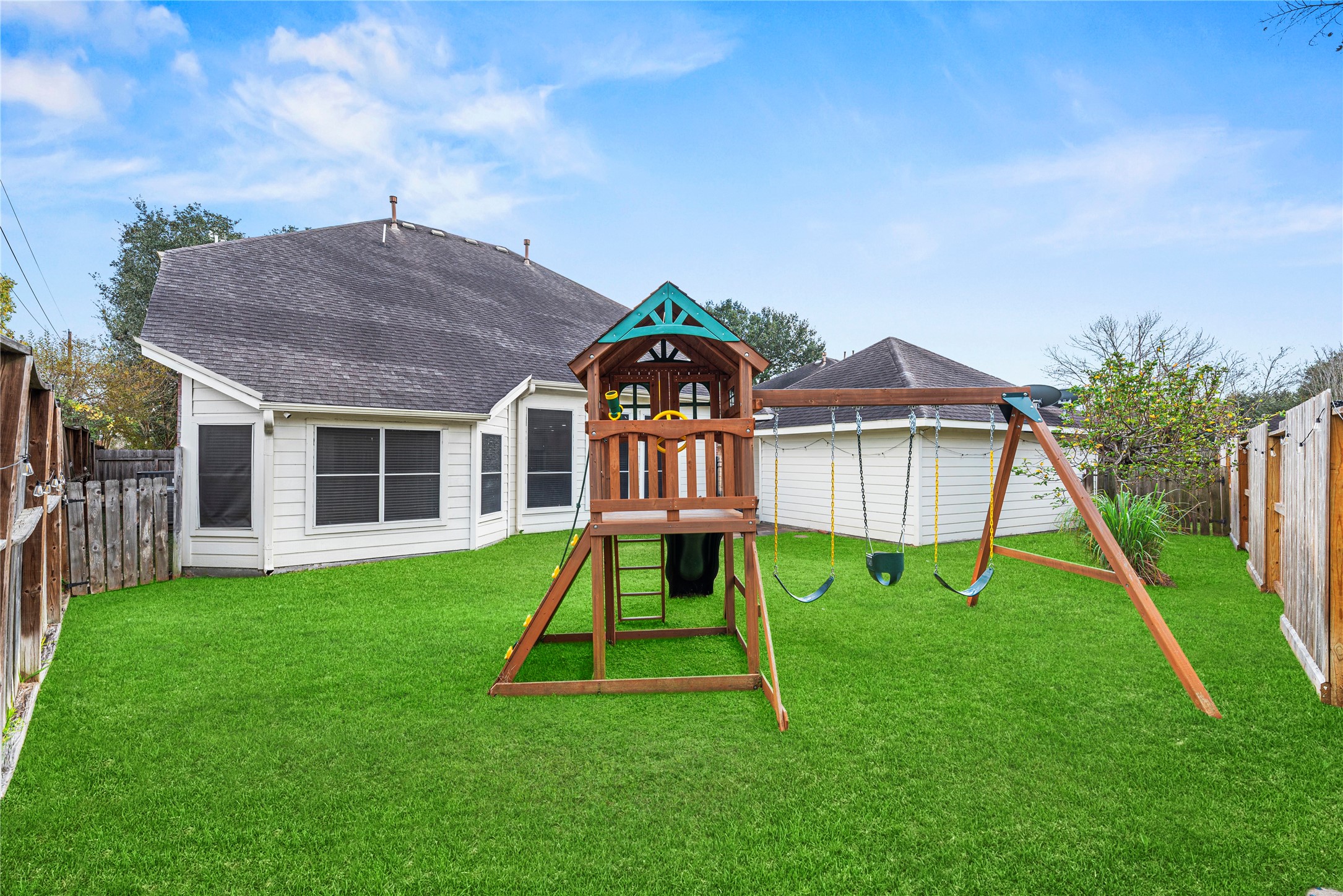 402 Spring Trace Court Houston, TX 77094 - Photo 31 of 35 a view of a house with a yard