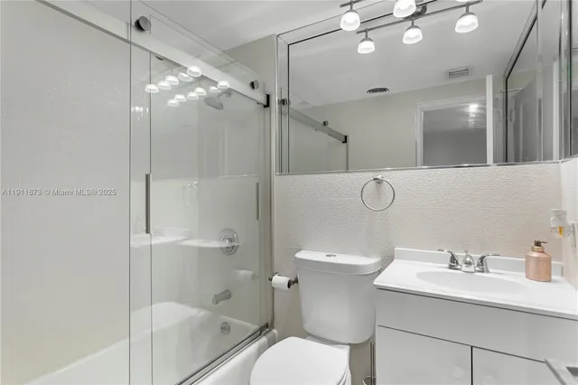 a city view with tall buildings