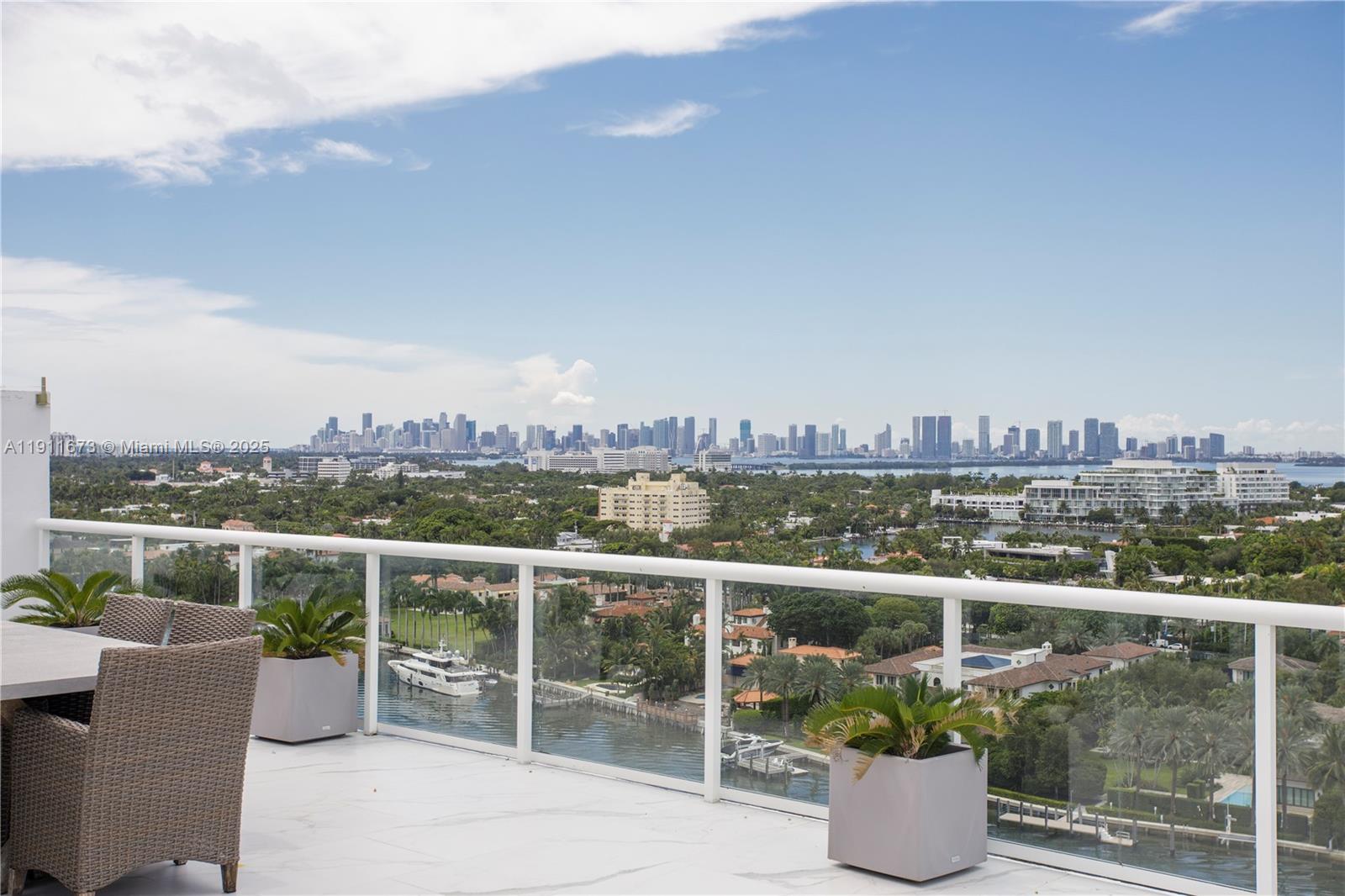 5001 Collins Avenue, Unit PH1 Miami Beach, FL 33140 - Photo 45 of 82 a view of a balcony with city view