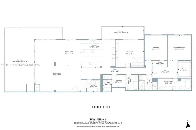 $4,500,000 | 5001 Collins Avenue, Unit PH1, Miami Beach, FL 33140