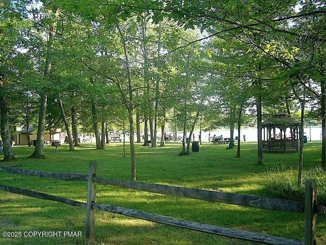 a grassy field with trees