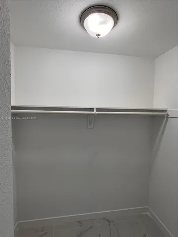 a close up view of a closet