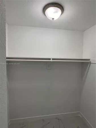 a close up view of a closet