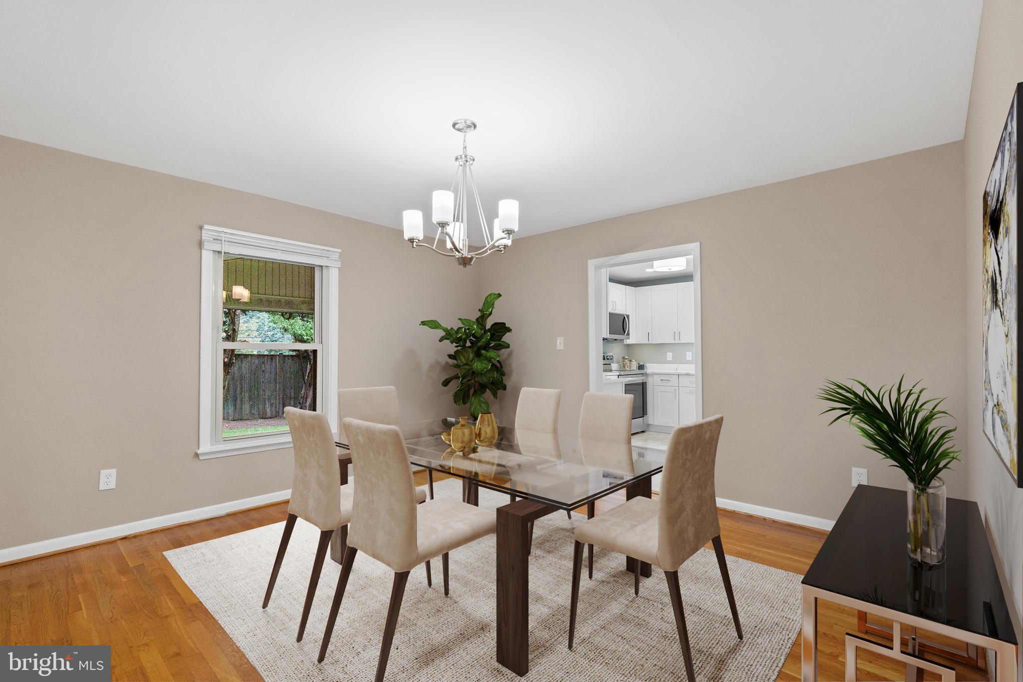 12707 Billington Road Silver Spring, MD 20904 - Photo 10 of 34 Dining room with 2 exposures and kitchen entry.