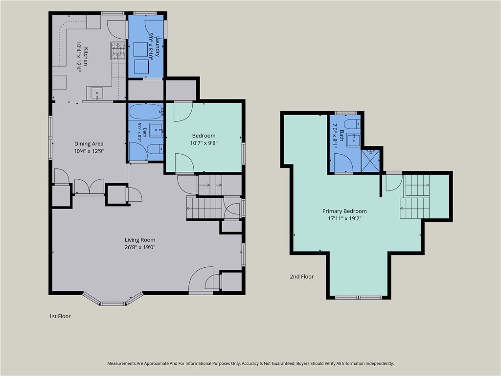 827 Garson Avenue Rochester, NY 14609 - Photo 40 of 40 Upper Unit Floor Plan
