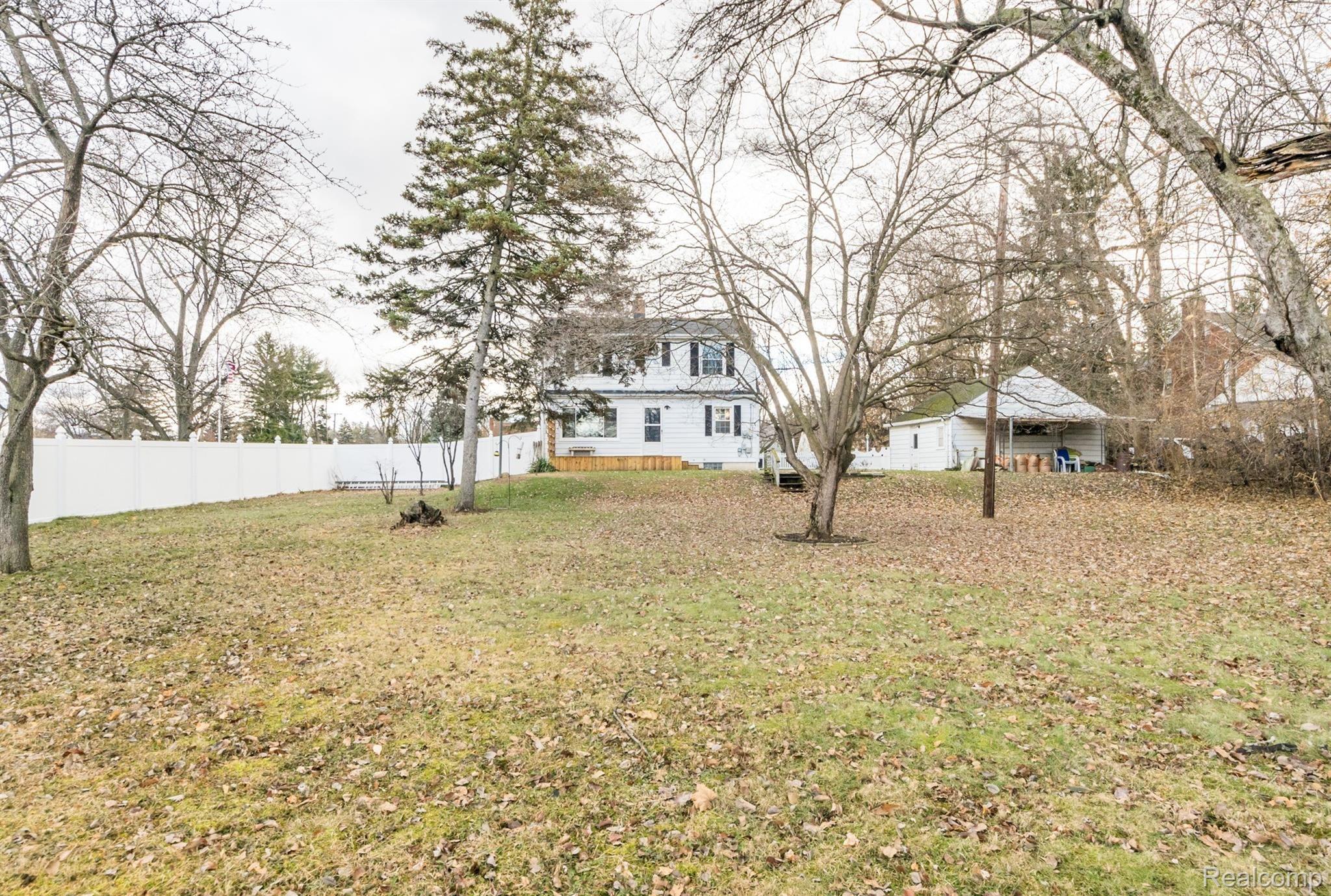 14445 Inkster Road Livonia, MI 48154 - Photo 21 of 31 Large deep lot with new fencing