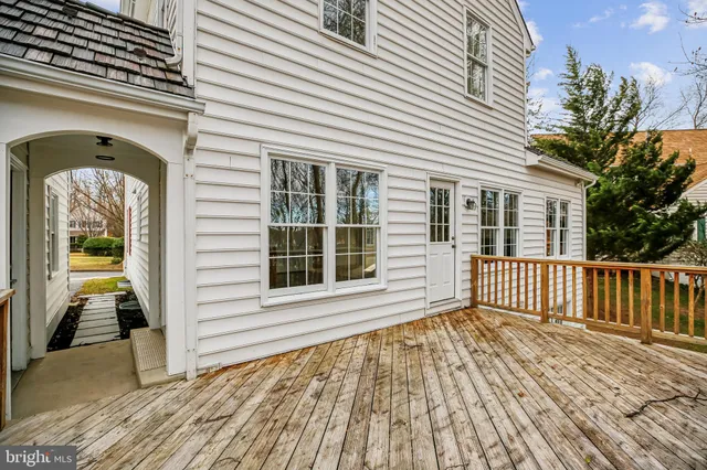 a view of a house with wooden floor