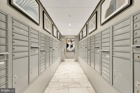 a view of a bike garage