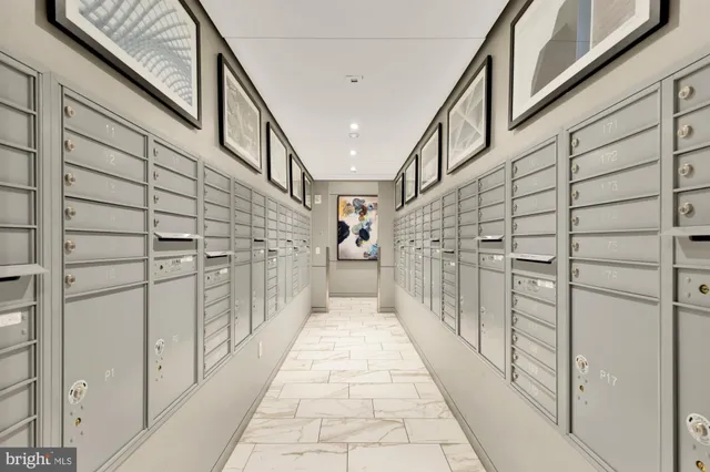 a view of a bike garage