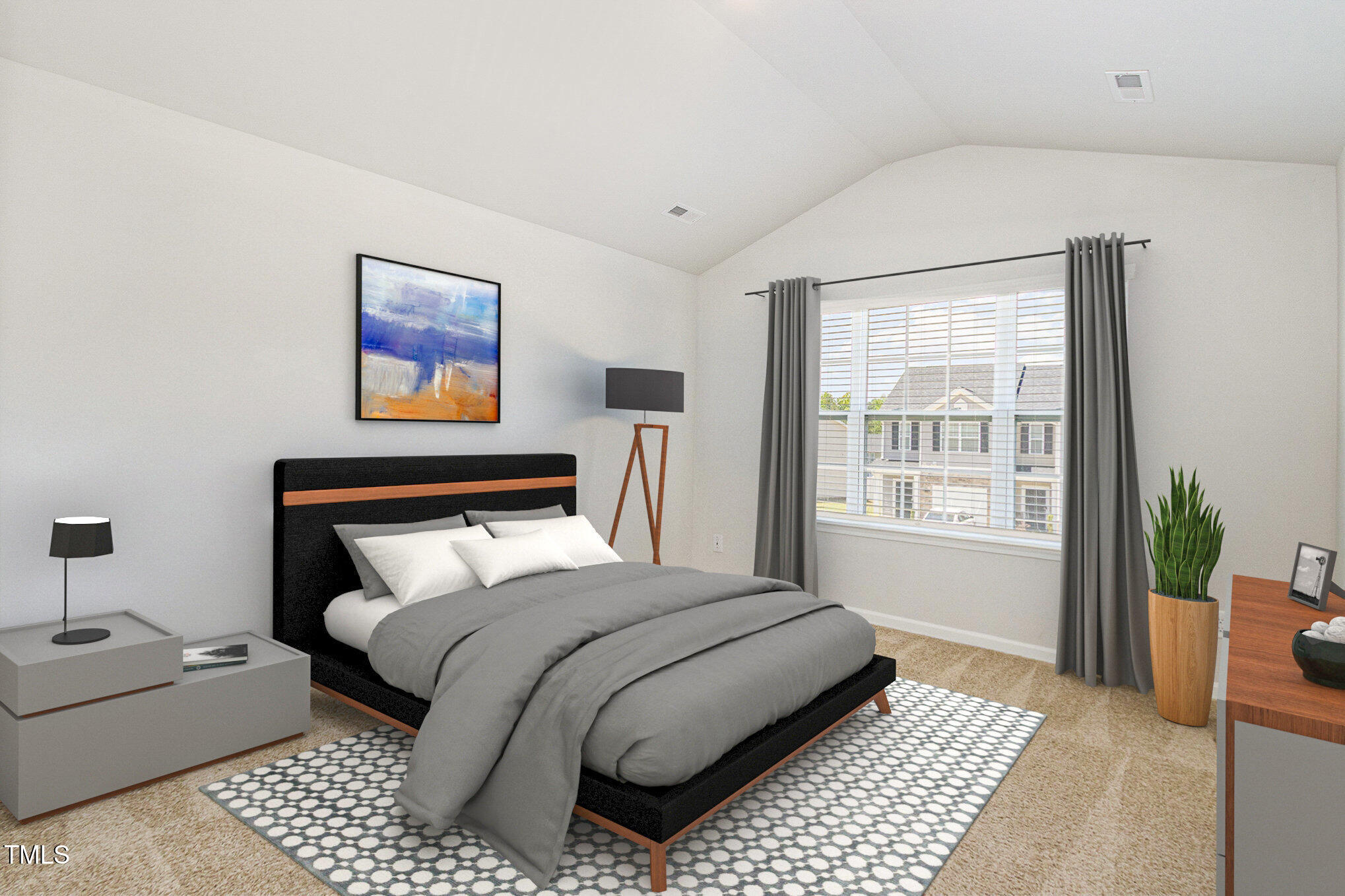 1230 Adrian Court Mebane, NC 27302 - Photo 12 of 31 a bedroom with bed couches and a window