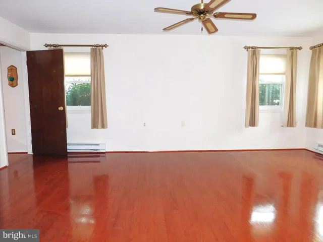 wooden floor in a gallery
