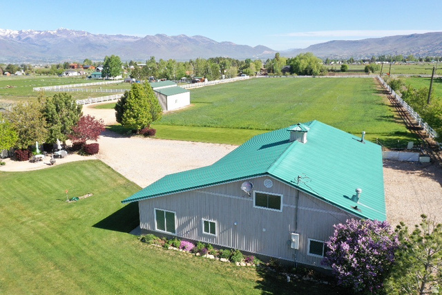 1454 East Little Sweden Road Heber City, UT 84032 - Photo 2 of 35 Overview of rural landscape featuring mountains and a pastoral area