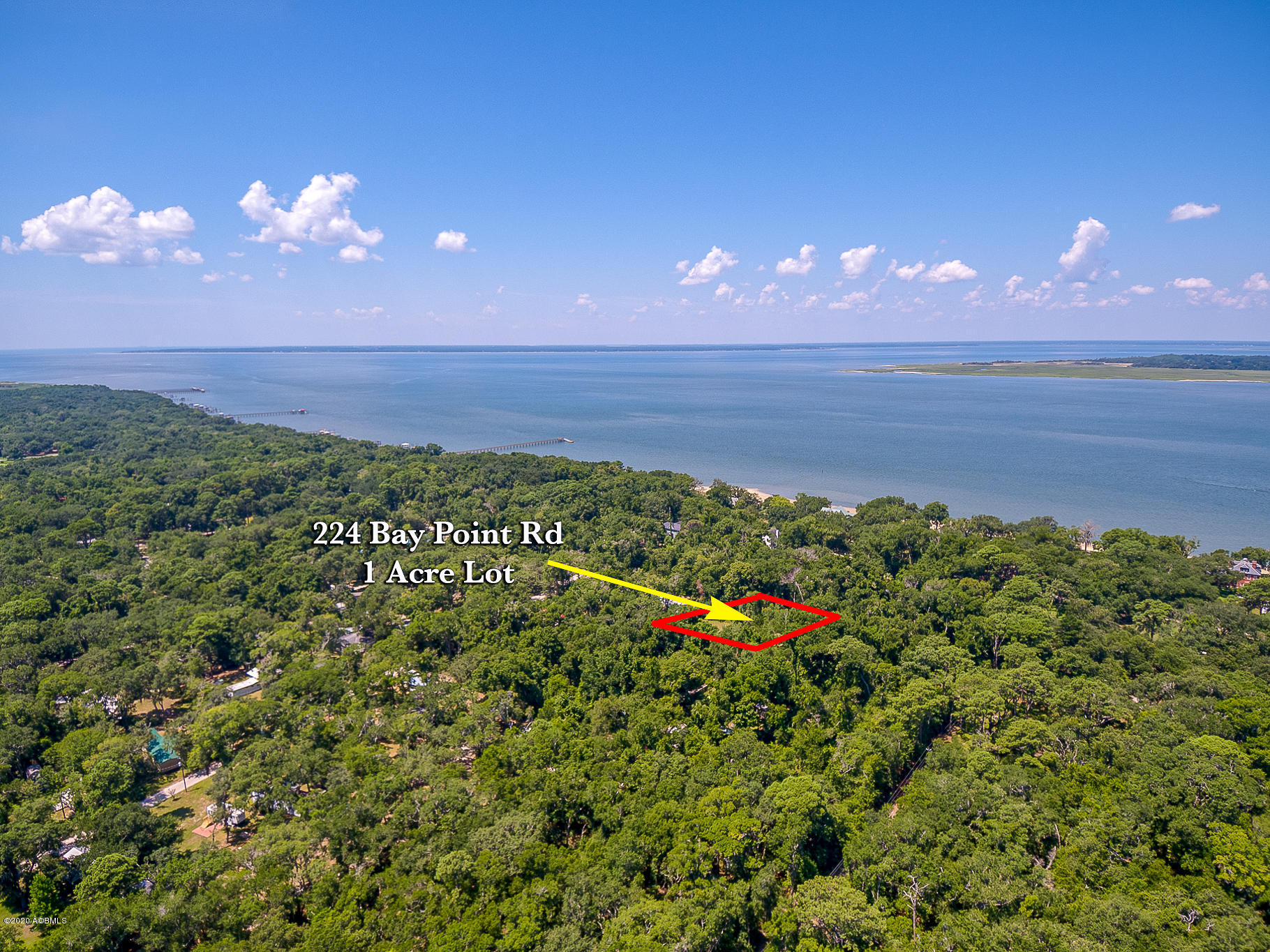 224 Bay Point Road St. Helena Island, SC 29920 - Photo 8 of 17 aerial to water
