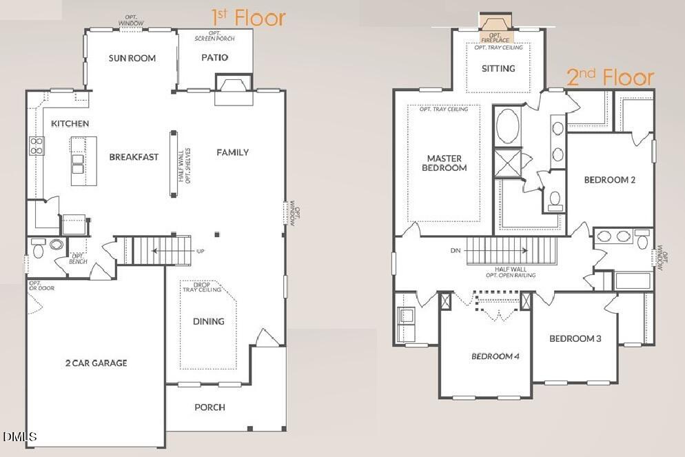 239 Tuscan Ridge Way Clayton, NC 27527 - Photo 4 of 36 Fllor Plan