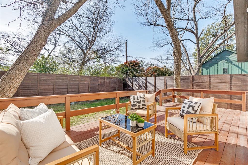8702 San Fernando Way Dallas, TX 75218 - Photo 23 of 30 Fabulous Backyard Deck