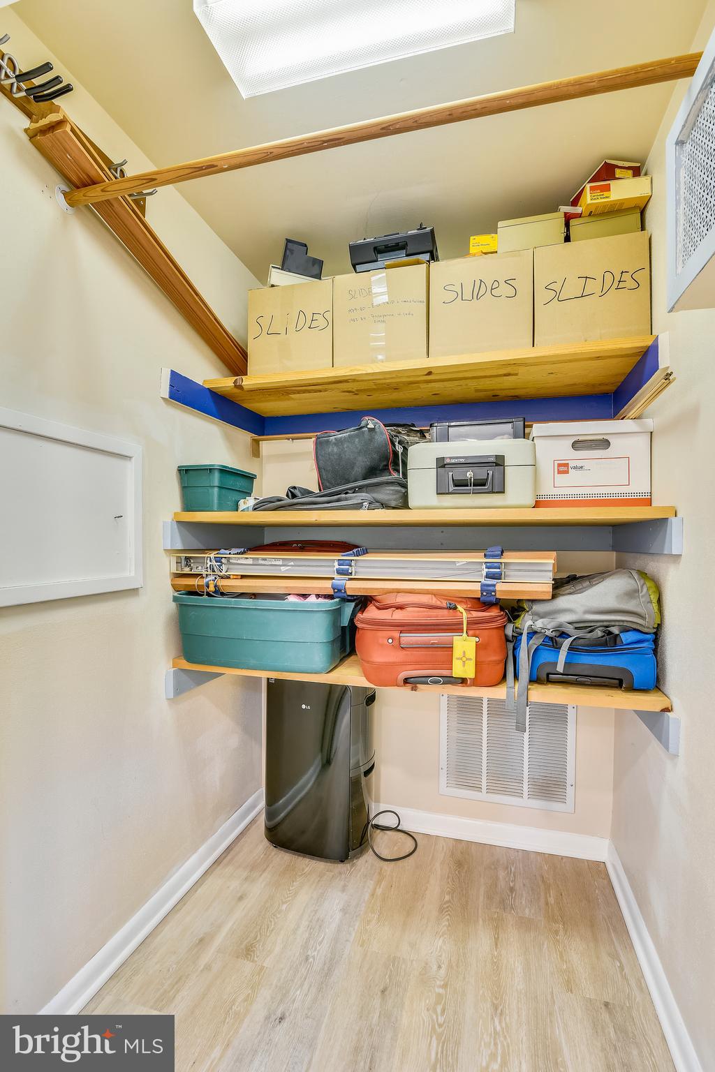 2420 Silver Fox Lane Reston, VA 20191 - Photo 60 of 79 BEDROOM 3 - deep cloest with storage shelves