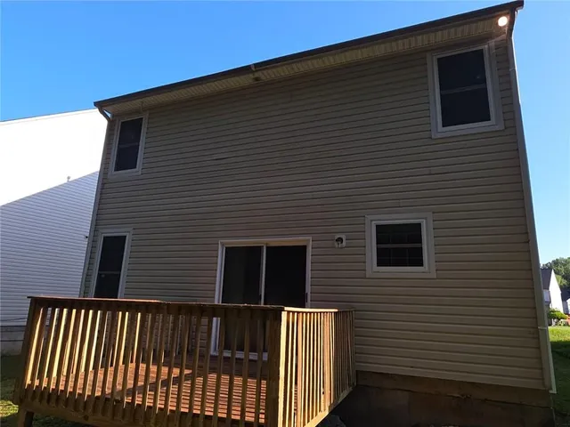 a side view of a house