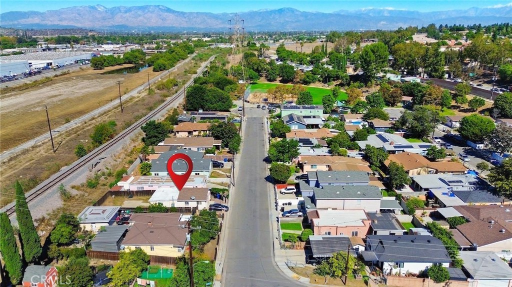 5729 Juarez Avenue Whittier, CA 90606 - Photo 35 of 42 an aerial view of residential houses and outdoor space