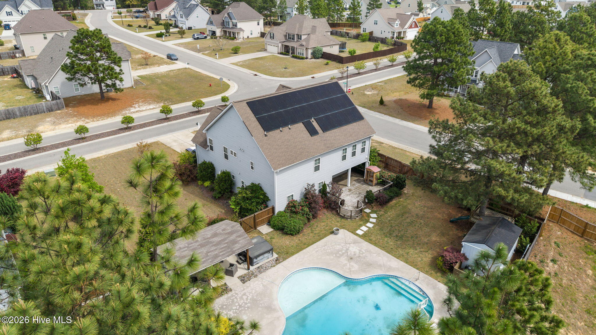 118 Sandy Springs Road Aberdeen, NC 28315 - Photo 38 of 43 Aerial View