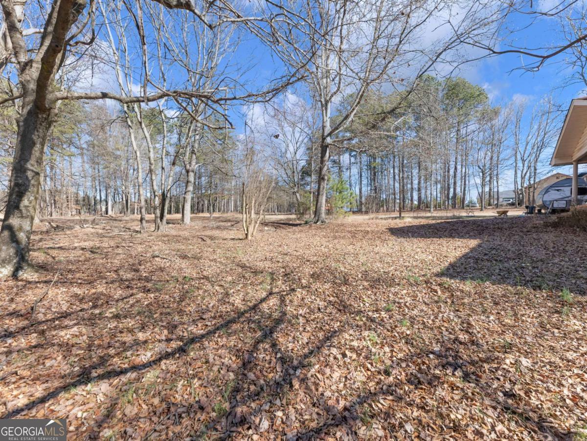 5539 McEver Road Flowery Branch, GA 30542 - Photo 21 of 41 a backyard of a house with lots of green space
