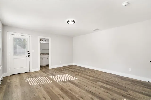 wooden floor in an empty room