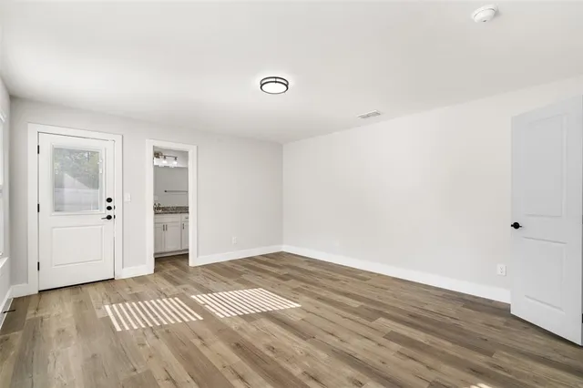wooden floor in an empty room