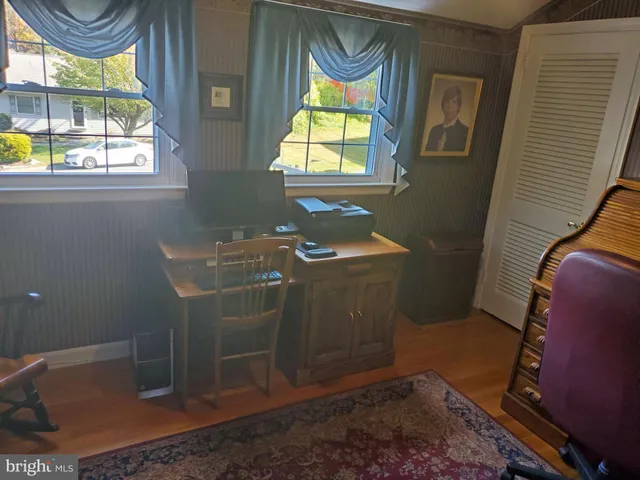 a room with toys and windows