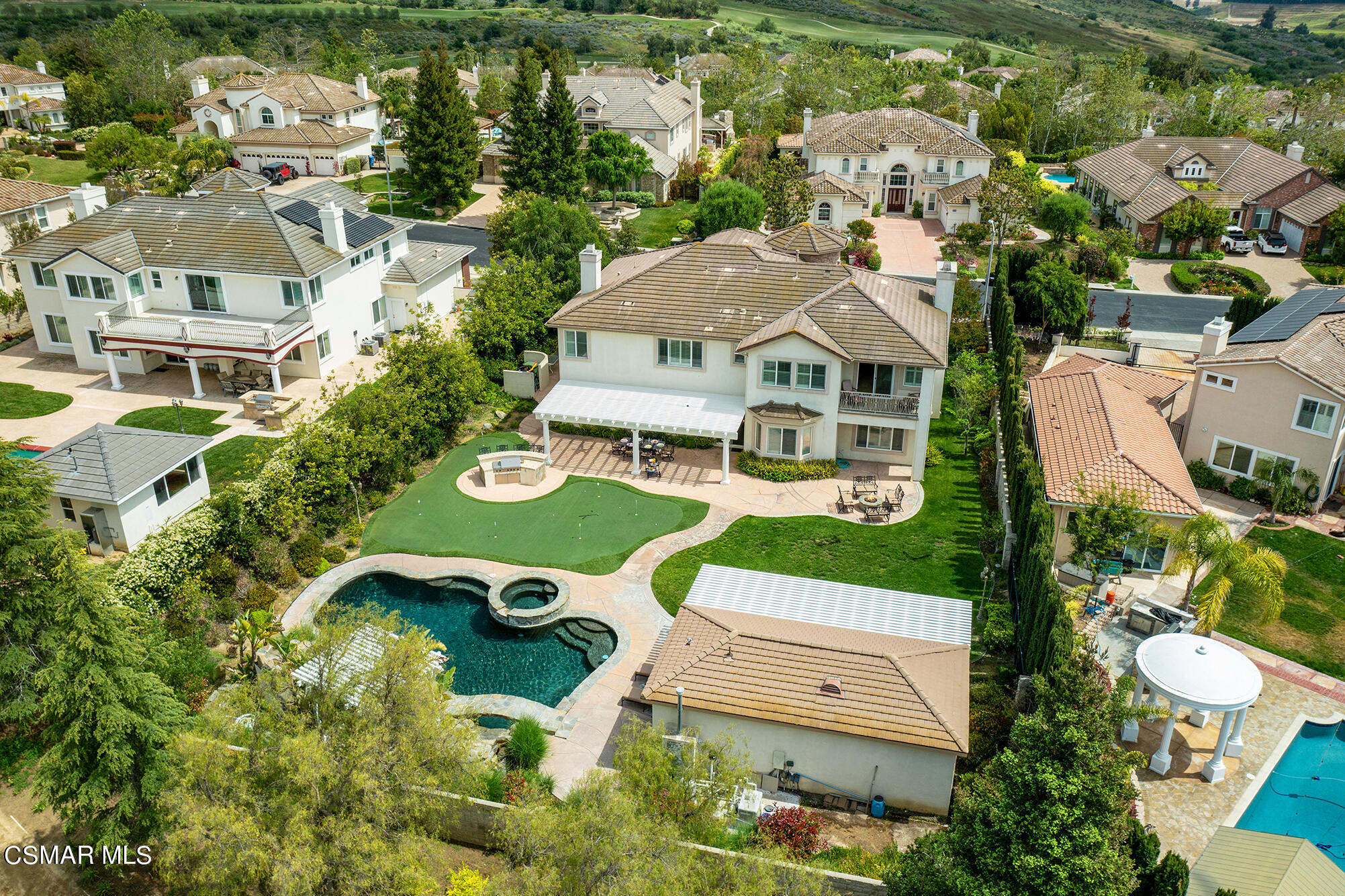 11225 Watson Drive Moorpark, CA 93021 - Photo 11 of 89 an aerial view of a house with a garden