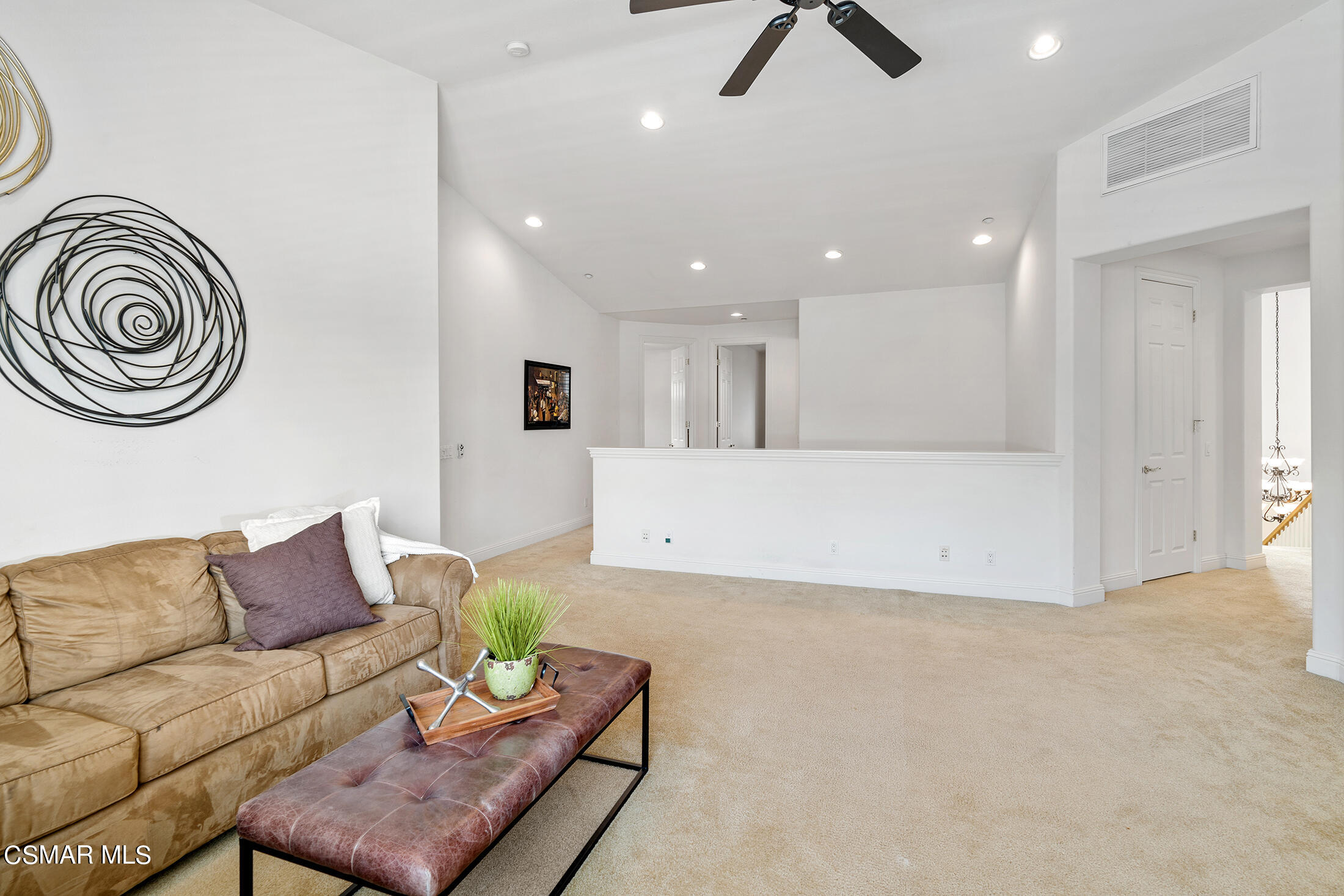 11225 Watson Drive Moorpark, CA 93021 - Photo 41 of 89 a living room with furniture and a ceiling fan